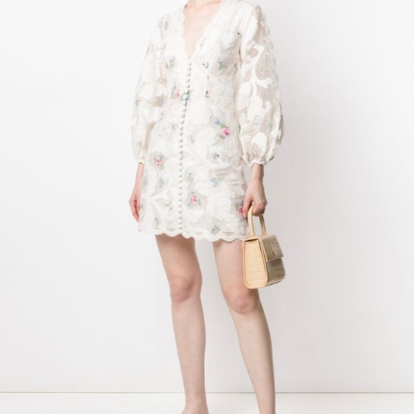 zimmermann zinnia scallop dress